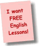 sign up for FREE English lessons!